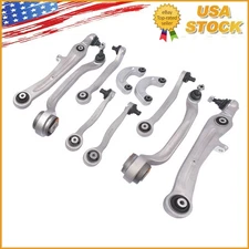 Front Upper Lower Suspension Control Arms Set Kit for Bentley Gt Gtc Flying Spur