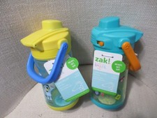 2 Different Bluey ZAK Designs Toddler Sippy Drink Cups 12 oz. Yellow  Blue NEW
