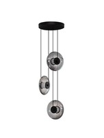 Nova Luce Pendelleuchte Ballet Schwarz 24W Dimmbar 3000K Led HöHenverstellbar
