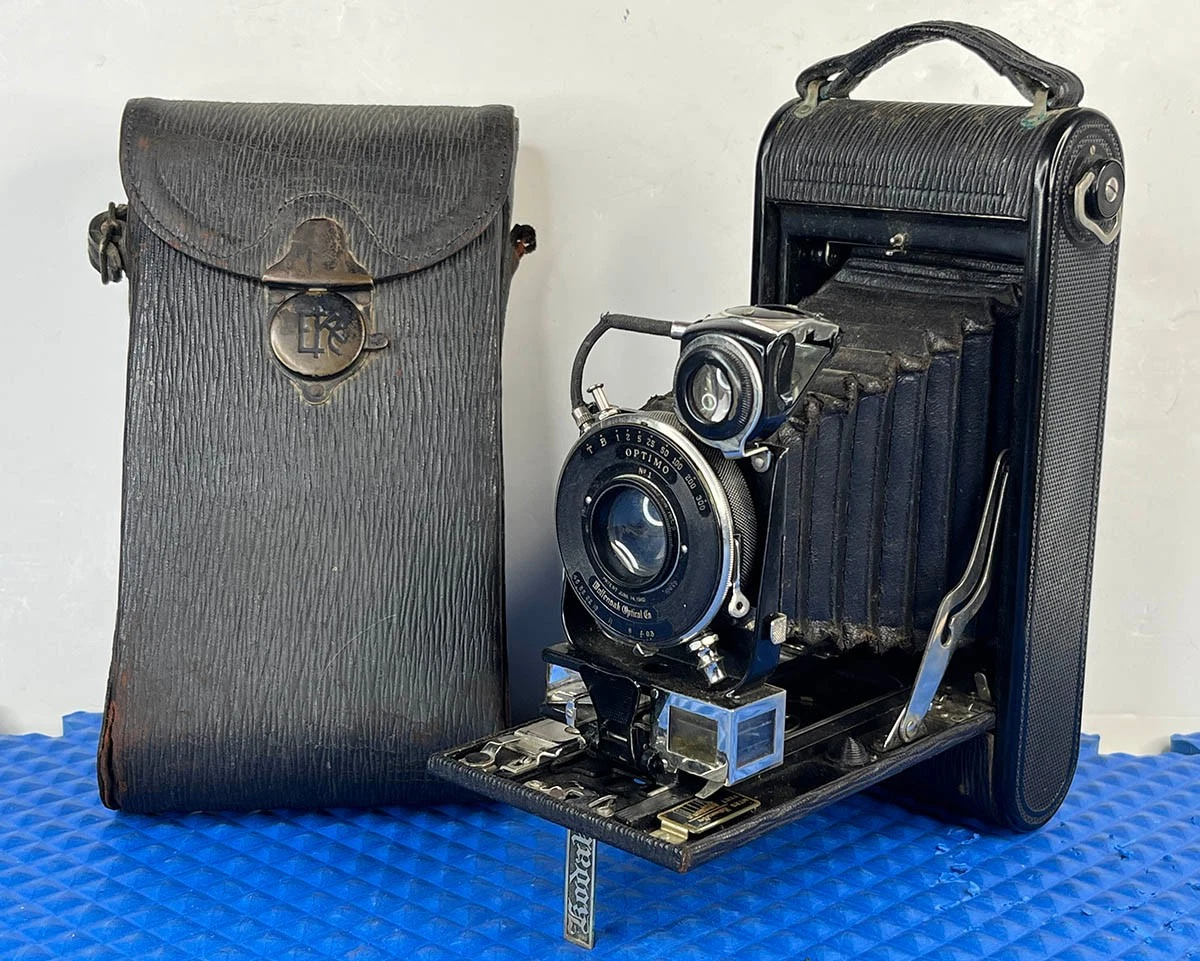 KODAK コダック USE AUTOGRAPHIC FILM 蛇腹カメラ コダック 蛇腹カメラ 超美品 フィルムカメラ USA A-116 シリーズⅢ