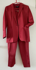 TAIFUN Damen Hosenanzug Set 2-teilig Rot Gr. ...