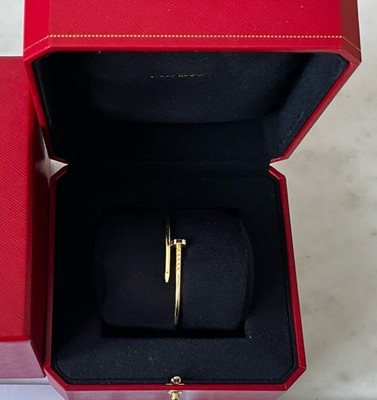 Cartier Juste Un Clou Armreif, 17 Cm, Gelbgold 750 18 K Selten Getragen