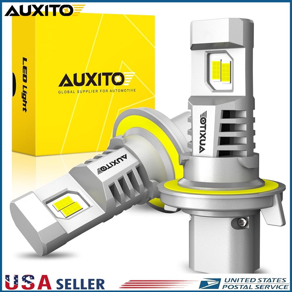 AUXITO H13 9008 LED Headlights Bulbs High Low Beam 6500K Super Bright White M