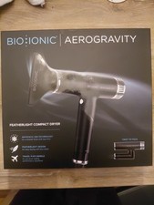 Bio Ionic AeroGravity Featherlight Hair Dryer REPAIRED Never Used NEW