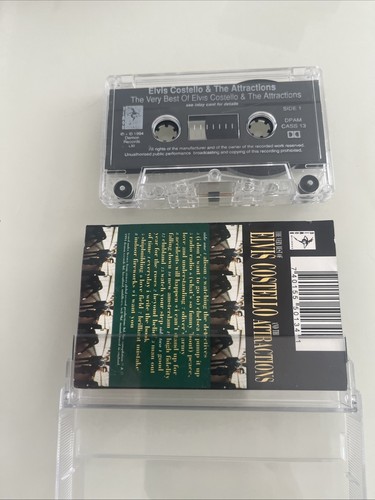 Elvis Costello Very Best of and the Attractions 1977-86 Cassette Tape Tetsed VGC - Picture 4 of 5