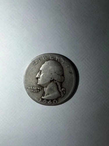 1940 Washington 25¢ Quarter NO MINT MARK- RARE