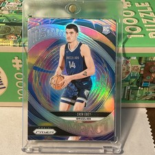 2024-25 Panini Prizm - Instant Impact Zach Edey #25 Silver Prizm (RC)