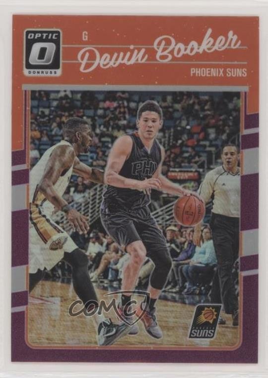 2016-17 Panini Donruss Optic Purple Prizm Devin Booker #121 fm0