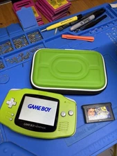 Kiwi Green Nintendo Gameboy Advance Backlit IPS V2 GBA Nintendo Cart Pouch