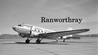 Large Original Aircraft Neg N15773 DC 3 C 47 DAKOTA North Central c1958 #7005