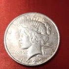 1923 United States Peace Dollar $1 Silver Coin 0.9 Fineness Circulated