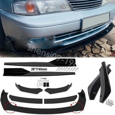 For Nissan 200SX 240SX Front Bumper Lip Splitter Side Skirt Rear Diffuser