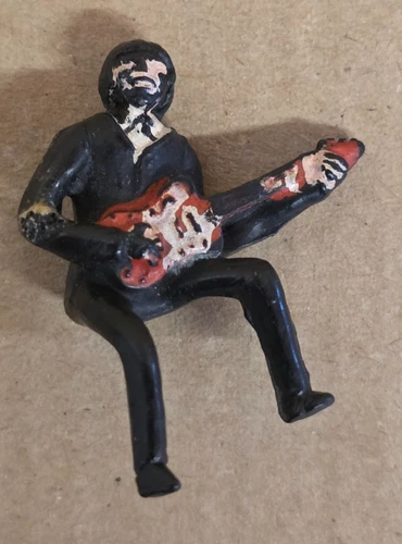 Vintage Dinky Beats Morris Oxford Original Figure with Guitar Rare