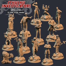 Cthulhu Investigators Vol 1 - Pulp Horror 32mm Miniatures