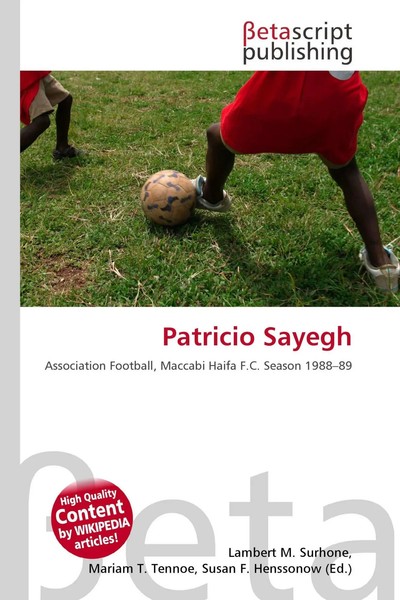 Lambert M. Surhone (U. A.) | Patricio Sayegh | Taschenbuch | Englisch (2026)-image