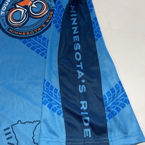 Cycling jersey Minnesota tour de Tonka men’s size small 2006 Event Blue Biking - Picture 5 of 13