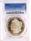1880-S Morgan Dollar PCGS MS 63 PL Proof-like PQ 3 Day No Res Auction