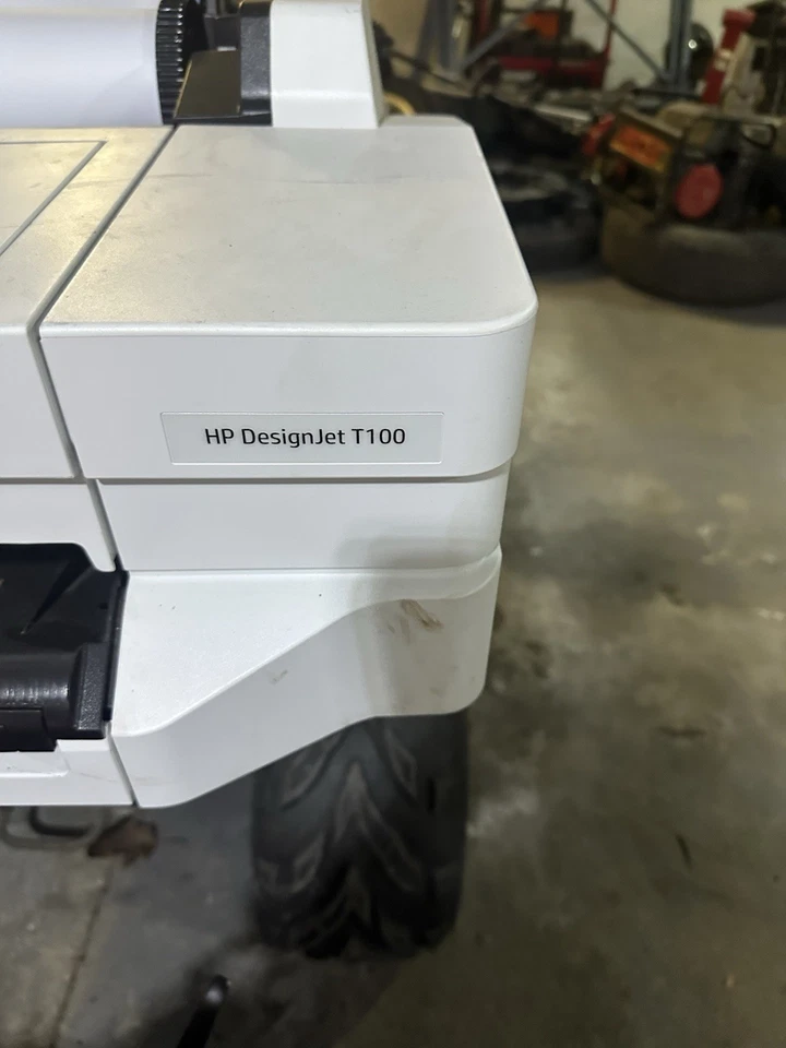 HP DESIGN JET T100/WHITE/PRICE NEW IS $2,000 - Image 4 of 4