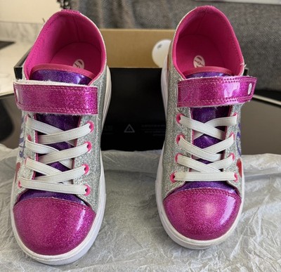 Heelys Snazzy 2-Rad-Skatesneaker Schuhe silberfarben   mehrfarbig Mädchen UK-Größe 1