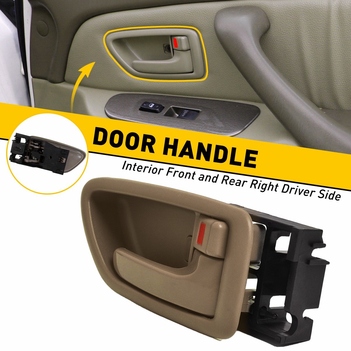 Interior Door Handle Front Driver /Rear Right Side For 2001-2007 Toyota Sequoia