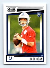 #312 2022 Score BASE {{ Jack Coan RC Indianapolis Colts