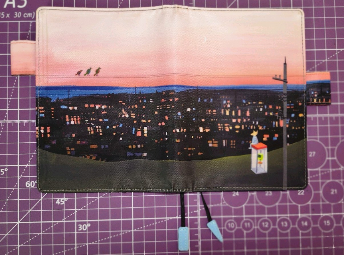 Hobonichi A6 cover by Hiroko Kubota Size A6 "Count the Lights"