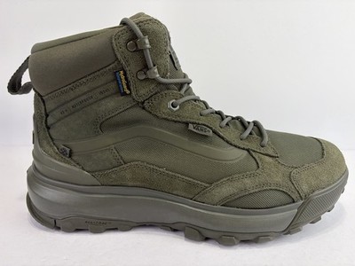 VANS MTE Crestline Waterproof Grape Leaf Green Boots VN000CVQ50K Men's Sz 11 NWT