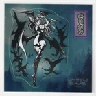 CAPCOM Sumi-e Metallic Sticker Morrigan Darkstalkers Vampire Savior Tsutaya 4"