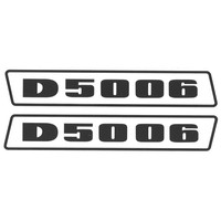 Deutz D5006 Schwarz Bis 1974 Schlepper Traktor Aufkleber Klebefolie Groß