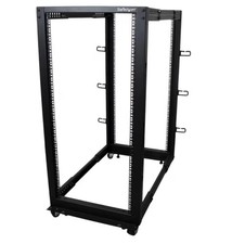 StarTech 25U 4-Post Server Rack, 19in Open Fr...