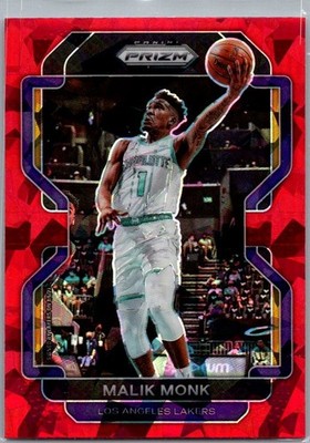 2021-22 Panini Prizm #56 Malik Monk Red Ice