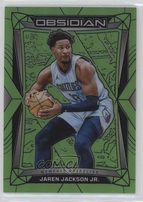 2023-24 Panini Obsidian Electric Etch Green Flood /25 Jaren Jackson Jr #22 1d0h