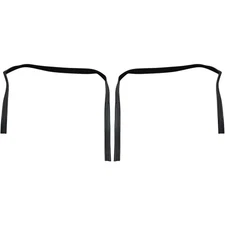 1983-93 Ford Mustang; Coupe; Door Window Run Channel Set; LH and RH Sides