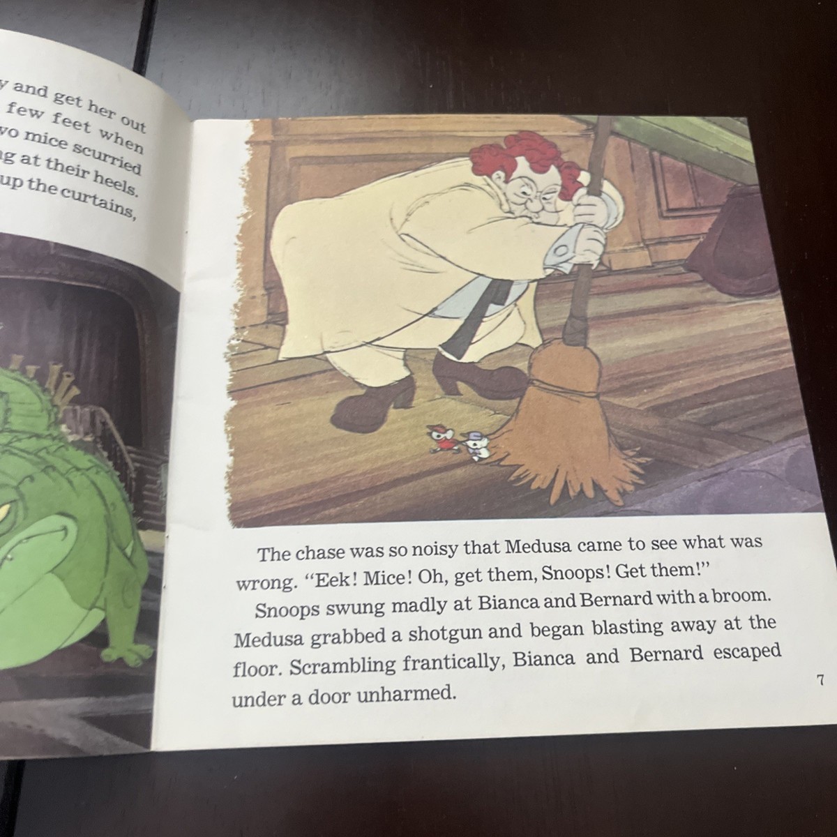 Walt Disney The Rescuers Book 14DC Vintage Disney No Tape Book