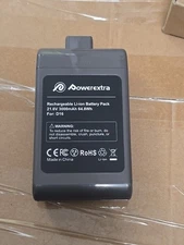 For Dyson V6/V7 Vacuum Powerextra Li-ion 21.6V 3000mAh 64.8Wh Battery Pack