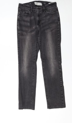 Schwarze Damenjeans Größe 12 von Levi's normale Passform gerade Größe UK 12