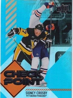 SIDNEY CROSBY   24-25 UPPER DECK SERIES 1   CHECK POINT  # CP-14