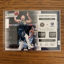 2021-22 Panini Contenders - Game Night Ticket Nikola Jokić #16