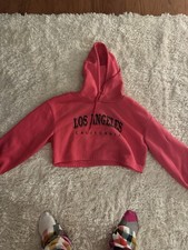 Cropped Hoodie Los Angeles Sz Medium