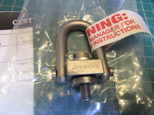 1 – ANILLO POLIPASTO JERGENS 23356 400 KG MÁX. NUEVO en caja - Imagen 3 de 4