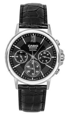 Casio Beside Quartz Casual Schwarz Zifferblatt BMS-300L-1AV 50M Herrenuhr