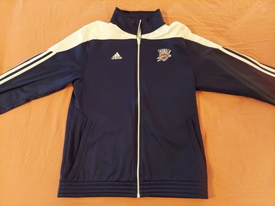 Adidas Oklahoma City Thunder Men's Zip Front Track Jacket Size Medium
