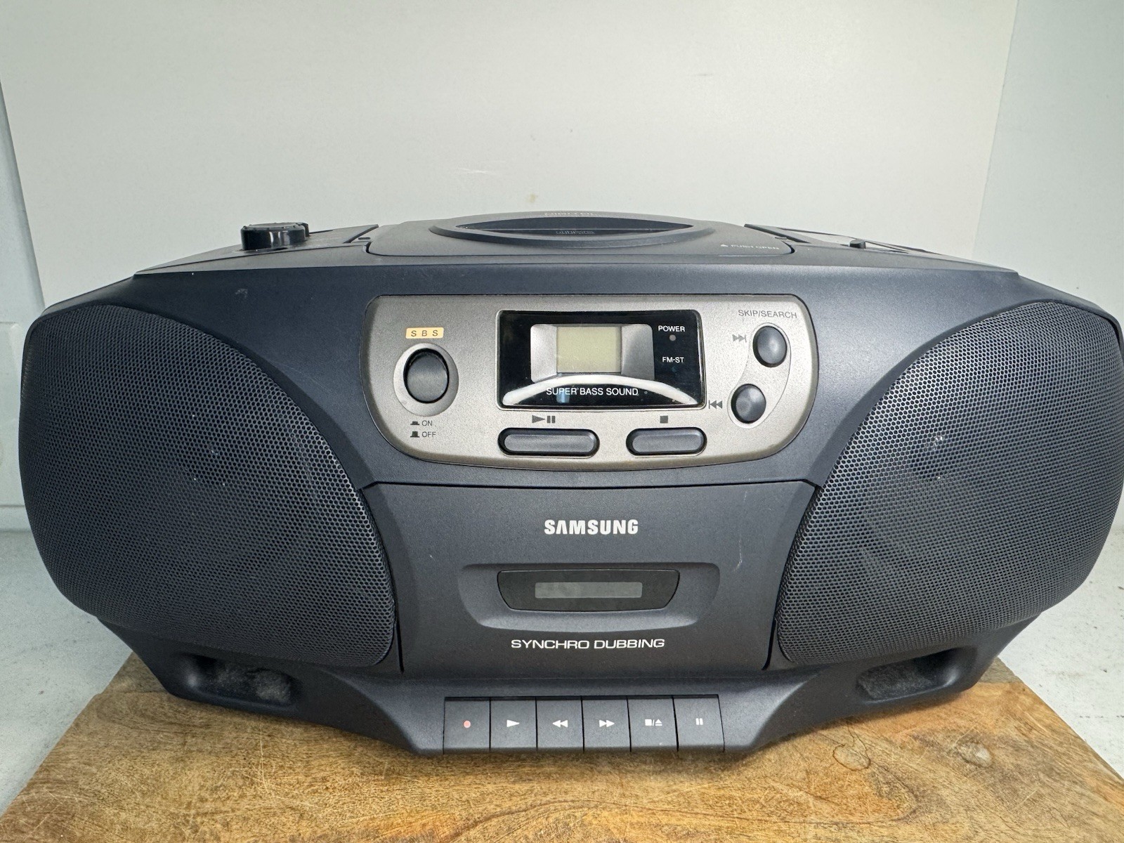 Cassette Recorder Boombox Works! Clean!