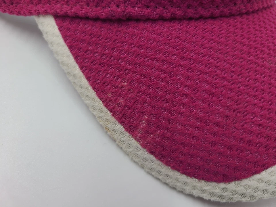 Mujer Under Armour Sol Golf Visera Ajustable (Se Ajusta a Pequeña) Gorra Gorra UA Rosa Blanco Foto 4 de 4