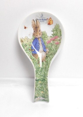 Beatrix Potter Peter Rabbit Easter Spring Spoon Rest Butterfly Garden