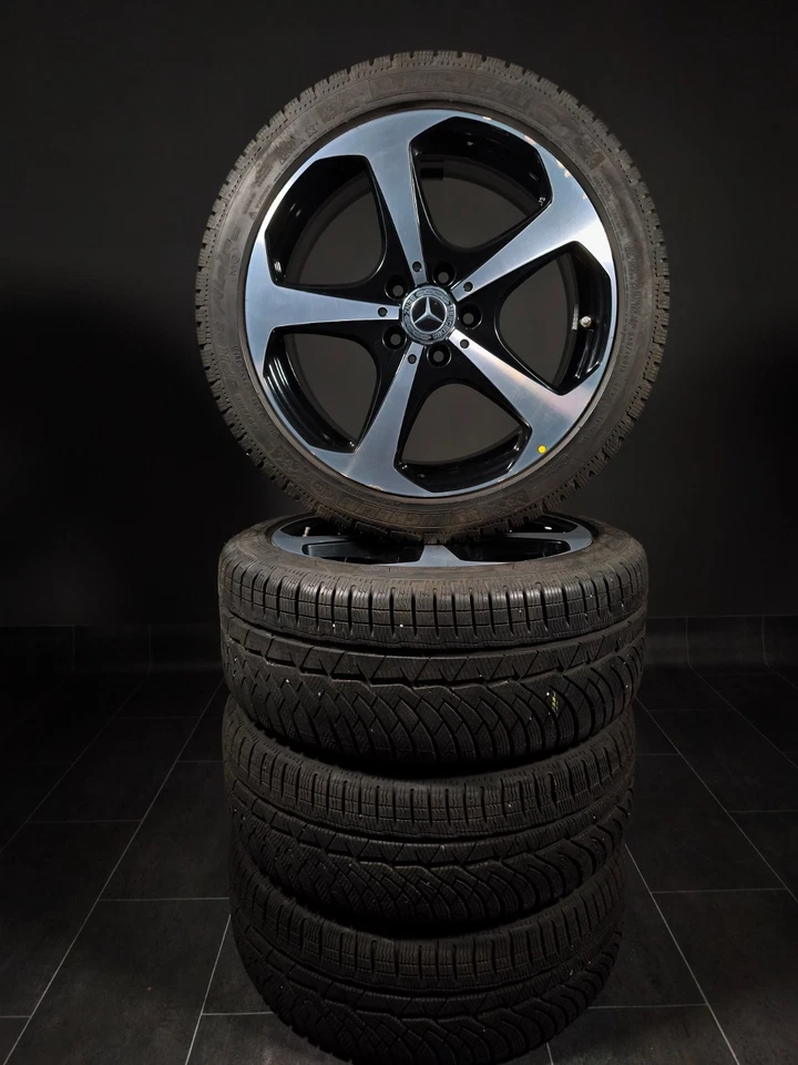 4 Winterreifen 225 45 - 245 40 R18 Mercedes C KLASSE W205 18" Alufelgen - Bild 2 von 4