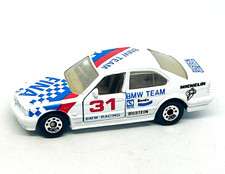 Matchbox Mattel 31 BMW 5er in weiß, "FINA" Tampo, 8 Dot Wheels, neuwertig!