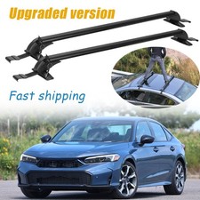 2pcs Aluminum Roof Rack Cross Bars Fits For Honda Civic 2022-2026 Crossbars