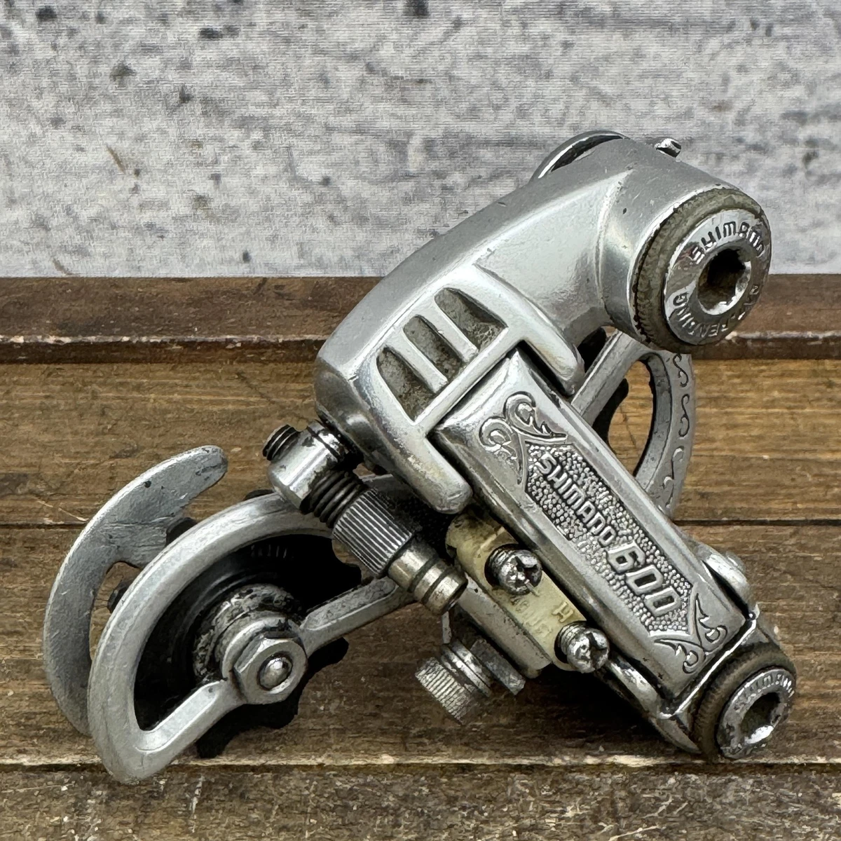 Dérailleur Arrière Shimano 600 Arabesque NOS - Vintage Rare - Pour Vélo Bianchi, Raleigh, Record Team