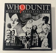 Vintage Whodunit Board Game by Selchow & Righter - 1985 Edition - Complete!